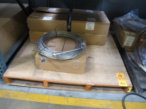 LOT TO INCLUDE BUT NOT LIMITED TO: (8) CUTTERS, 36" LG X NO. 1 SIZE, BOLT KIND. CENTER CUT, ROUND EDGE JAWS 9 LB, (9) MISC WIRE CUTTERS AND CRIMPERS, (4) CABLES, ELECTRICAL TYPE, MI (MINERAL INSULATED) MATERIAL, 9 CONDUCTOR. 300 SERIES SS SHEATH, (1) CABLE, ELECTRICAL TYPE, MI (MINERAL INSULATED) MATERIAL, 9 CONDUCTOR. 300 SERIES SS SHEATH, (7) CABLES, ELECTRICAL TYPE, MI (MINERAL INSULATED) MATERIAL, FLEXIBLE, FOR ICI, (1) CABLE, ELECTRICAL TYPE, MI (MINERAL INSULATED) MATERIAL. 300 SERIES SS SHEATH 1/4" OD X 35 FT WITH CONNECTORS ASSEMBLY. LOADING & HANDLING FEE $15-4137